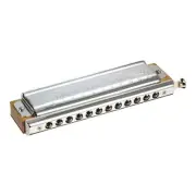 Tombo UniChromatic No.1248S Harmonica 12-Hole 48-Tone Silver Slide New