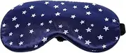 SEWOART Delicate Sleep Mask for Youth Breathable Imitated Eye Mask for Travel Home Cute Design for Comfortable Light Blocking Deep Sleep