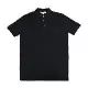 BURBERRY 刺繡戰馬LOGO設計純棉短袖POLO衫(黑)