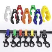 Long Hose Clip Retainer Underwater Compact BC Breathing Regulator Pipe Clamp