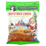 Mimi & Munch Christmas Lunch Beef, Pumpkin & Sweet Potato Dog Treats 25gm 3 Pack