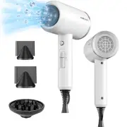Lightweight Ionic Hair Dryer with Diffuser - Powerful 1800W Blow Dryer for Fa...