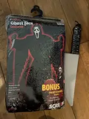 2+BONUS Fun World Scream 4 Ghost Face Costume Adult Pocket In Pack screamer Mask