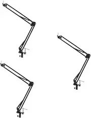 3pcs Cantilever Bracket Projector Mount Flexible Webcam Camera for Computer Webcam Stand Webcam Holder Webcam Tripod Desktop Camera Desktop Scissor Arm Stand Copper Black