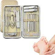 Travel Manicure Set, Pedicure Kit with Stainless Steel - Manicure Set Pedicure Kit, Portable Grooming Kit for Travel Or