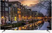 32"- 86" Indoor TV Cover Led LCD Flat Screen TV Wall Mounted Night Scene Pictures Dust Proof Waterproof TVs Cover for Flatscreen TV, Smart TVs (Color : A, Size : 85/86")