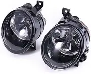 Fog Light Lamp Assembly Compatible With Vw For Golf 5 For 1K5 2003-2019 For Jetta For Third Generation For 1K2 2004-2010 Car Front Bumper Halogen And Fog Lamp Fog Light(Pair)