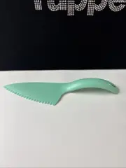 Tupperware Cake Pie Cutter Mint Server Knife Slicer Spatula Vintage Style New
