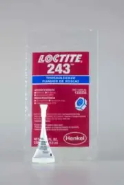 Loctite 243 Threadlocker, Blue Medium Strength, 0.5 ml Ampule, 1330255, 25 pack
