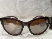 Costa Sunglasses-Maya Shiny Urchin Crystal w/Copper Silver 580G 06S9011-90110455