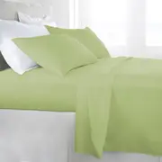 King Single Size Pistachio 1000TC Egyptian Cotton Sheet Set
