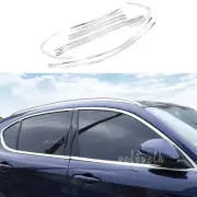 For Alfa Romeo Stelvio 2017-2021 Chrome Aluminum Windows Strip Sill Molding Trim (for: Alfa Romeo)