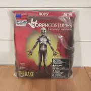 Morph Costumes The Rake Morphsuit Creepy Creature Boy's Size M (8) Bodysuit NEW