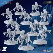 10x SWARM SHARDLING | Ghamak | Grimdark Tabletop | One Page Rules/40k Compatible