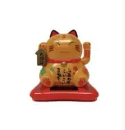 Solar Powered Dancing Lucky Cat Bobble Toy, 4”