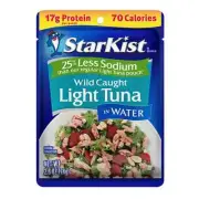 StarKist Chunk Reduced Sodium Light Tuna in Water Pouch
