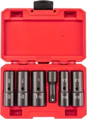 1/2 Inch Drive Thin Wall Impact Flip Socket Set with Case (6-Piece) | SIF92400