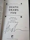 SIGNED Death Draws Five by John Jos. Miller George R.R. Martin 1st Edition HBDJ