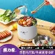 【魔力家】M17智能不沾小電鍋-木紋款_美食鍋/電子鍋/電飯鍋/快煮鍋/微電鍋/蒸煮鍋/料理鍋/電火鍋/露營