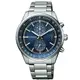 【CITIZEN 星辰】GENT'S 沉穩時尚 雙眼計時光動能腕錶 CA7030-97L 現代鐘錶