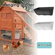 4 Pcs Chicken Feeder Chicken Water Dispenser Plastic Chicken Feeder leApq