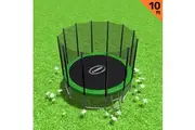 Kahuna Blizzard 10ft Trampoline with Net Green