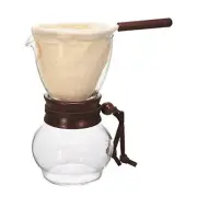 Hario Cloth Drip Pot Pour Over Wooden Neck Coffee Maker 240ml F/S w/Tracking#