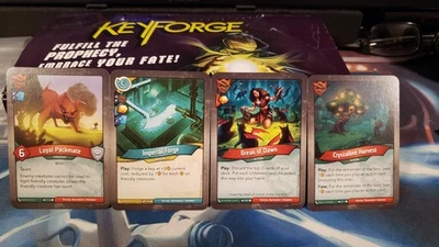 Unscanned Keyforge Prophetic Visions Deck. High Potential Deck! 3 Key Cheats.