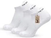 [The Sock Street] Bamboo Socks for Men | Ankle Length Low Cut Premium Material | Odour-Free, Breathable & Durable | Padded Base & Anti-bacterial | 3X Softer than Cotton Socks | Pack of 3
