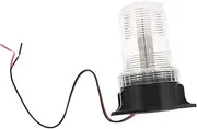 High Visibility Car Strobe Light LED Emergency Warning Light for Trucks Construction Vehicles & Heavy Machinery Bright Flashing Safety Light with Transparent Shell for