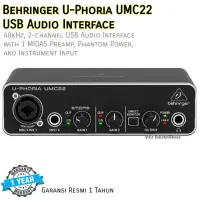 在飛比找蝦皮購物優惠-U-phoria UMC22 UMC22 USB 音頻接口聲