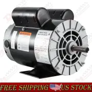 3.7 HP 3450 RPM Electric Motor Compressor Duty 56 Frame 1 Phase 5/8" Shaft 230 V