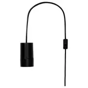 IKEA HAVSRIS Cord Set With Switch Black 15 ' 5"