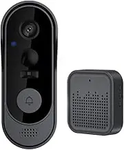 Fahgaer WiFi Doorbell Camera with Night Vision Motion Detection and Remote Video Call for Home Apartment Door Peephole Viewer