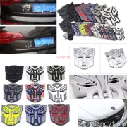 Car Body 3D Transformers Autobot Trunk Emblem Motorcycle Fairing Decal Sticker