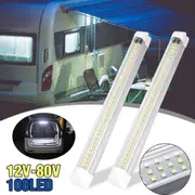 2x LED Strip Lights Bar Car 12V Camping Light Interior Lamp Caravan Boat Fishing