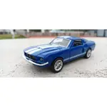 1:36 福特野馬 GT500KR 1967年款式 FORD MUSTANG 合金車 模型車