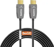 8K HDMI Ultra High Speed Latest 2.1b Certified Fiber Optic Cable CL2 Rated 33 Feet 8K60Hz 4K120Hz 48Gbps eARC HDR HDCP2.3 for RTX4080/4090/3080/3090 Xbox PS5 AVR Projector LG/Samsung/Sony