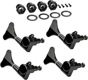 LALADEFIEE 4 Pack Bass String Tuners Replacement Key Pegs for 4r Acoustic Bass Easy Tuning Locking Tuners