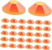 Homoyoyo 1000pcs Jelly Orange Flatback Rhinestones for DIY Crafts Easy Application for Mugs Bottles Glasses Stylish Decoration for Nail Art Scrapbooking and Phone Cases