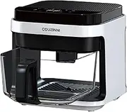 Couzinni 6.5L Glass Digital Air Fryer - Detachable Glass Pot, Easy-to-Use Controls, Timer, Temperature Controls Healthy Choice.With Mesh Tray & Heatproof Mat