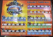 Skylanders GIANTS Game Poster | Figure Checklist | 15" x 21" BRAND NEW