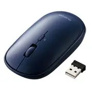 ELECOM Wireless Mouse 2.4GHz Slint M-TM10DBBU Thin Quiet 4 Buttons Presentation