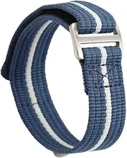 [KTGTCMPBMK] 22mm Nylon Canvas Watch Strap Fit For Tudor Leading Submarine Series Biwan Little Red Flower Watchband