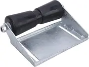 Boat Trailer Rollers with Brackets, Rubber Keel Roller with Galvanized Steel Panel Bracket Assembly Kit for Boat Trailer, Heavy Duty Effort Saving for Easy Water Launch