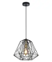 Mars Black Diamond Cage Pendant Light