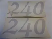 SEA RAY 240 DECAL TAN PAIR ( 2 ) 7 1/2" X 3 1/2" MARINE BOAT