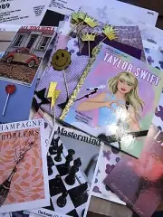 Taylor Swift Junk Journal Kit~ Posters, Cards, Papers, Golden Book, Extras