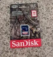 BreakUpCountry SanDisk 16GB SDHC Card - Game Cams- NEW