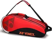 YONEX Badminton Racket Bag - Tennis Racquet Single Shoulder Backpack for 3 to 6 Racquets - Large Capacity Waterproof Storage Carry Case for Men, Women, Youth and Adults